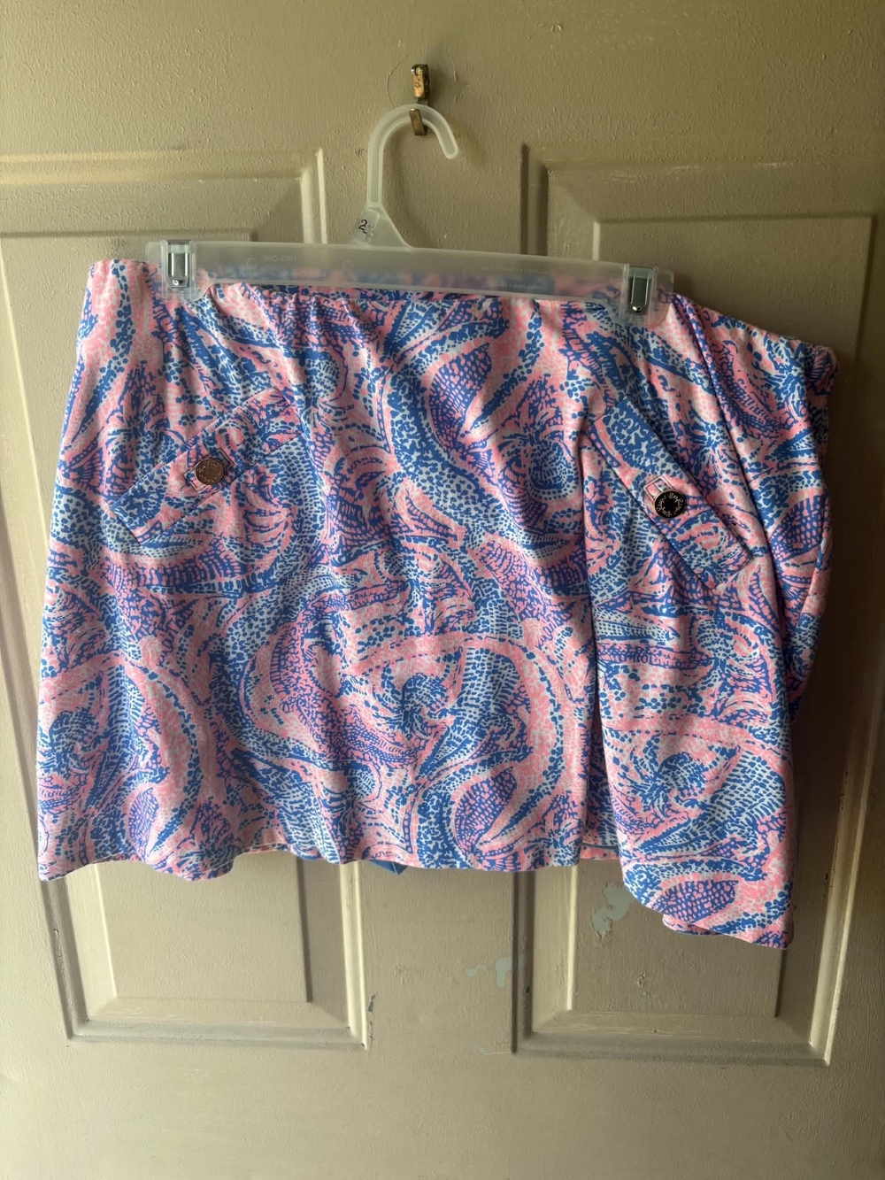 Lilly Pulitzer Pink & Blue Printed Skort